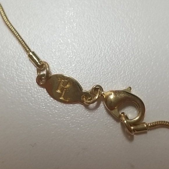 Pamela Love Brass & Lapis Stratum Pendant Necklace - Picture 4 of 6